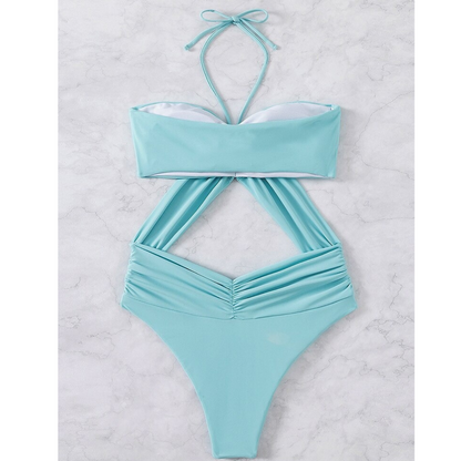 Hollow Out One Piece Swimsuit