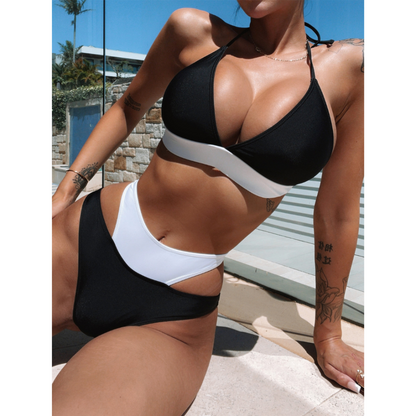 Split Necktie Bikini