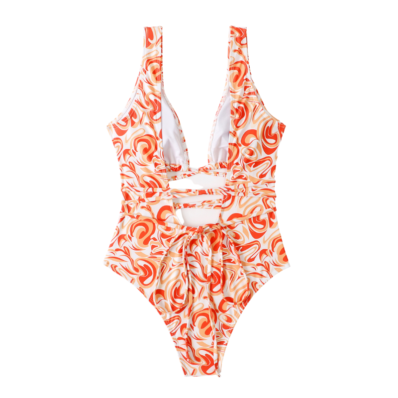 String Knot Waist Sling Bikini