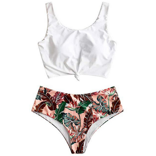 Floral Sport Top Bikini