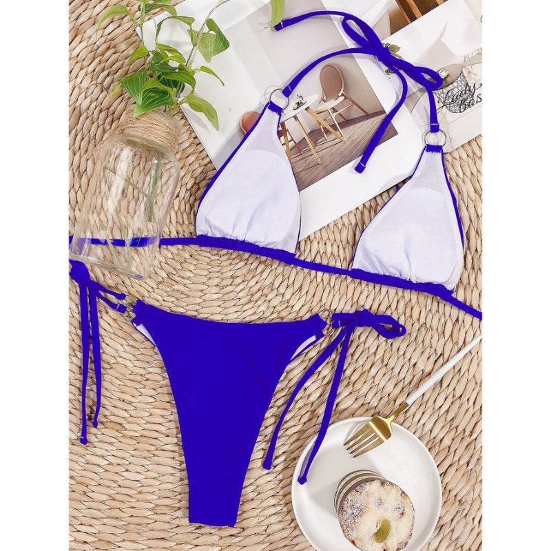 Woman Criss Cross Bikini Swimwear Set For Women