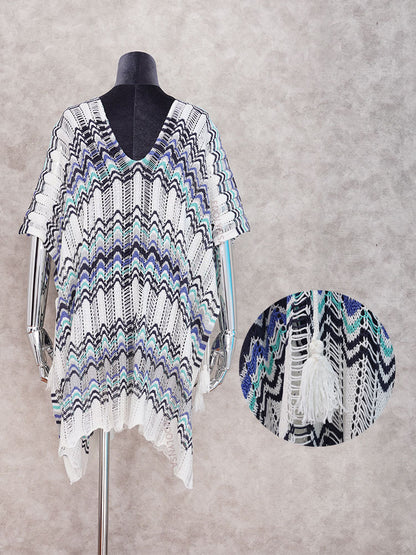 Knitted Colorful Kaftan