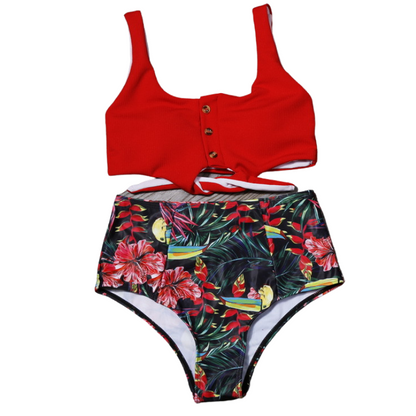 High Waist Tankini Bikini