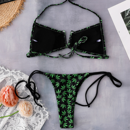 Green Leaf 2 Pc Swimsuit