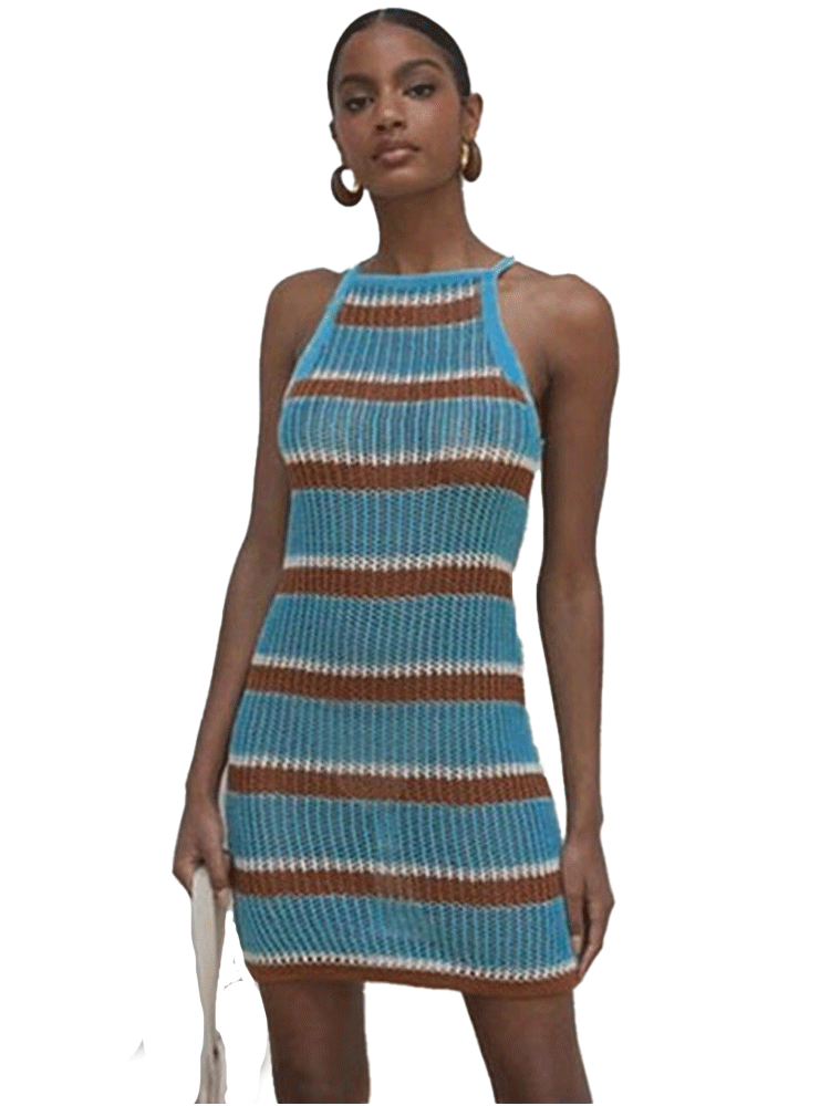 Knitted Beach Dress Bikini Cover Up