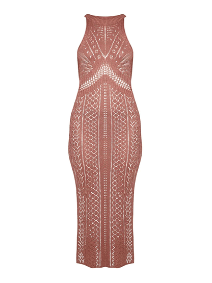 Hollow Knitted Beach Dress