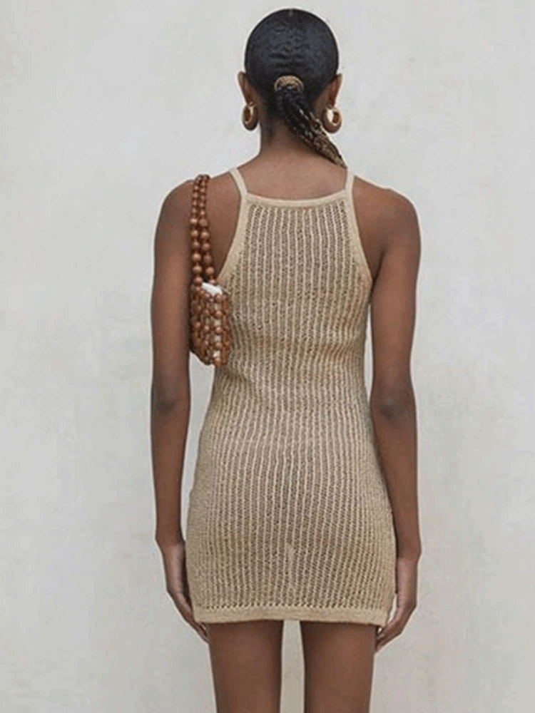 Knitted Beach Dress Bikini Cover Up