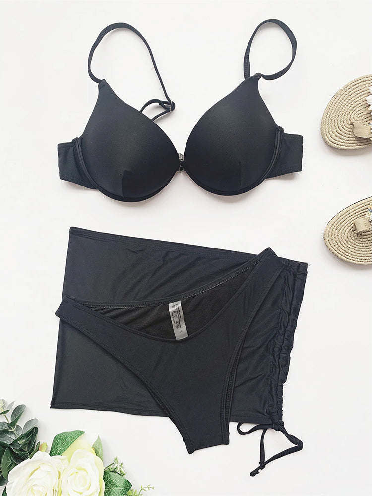 The Basic Beach Trip Three Piece Bikini