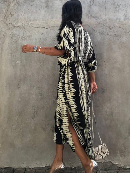 The Snake Print Kaftan