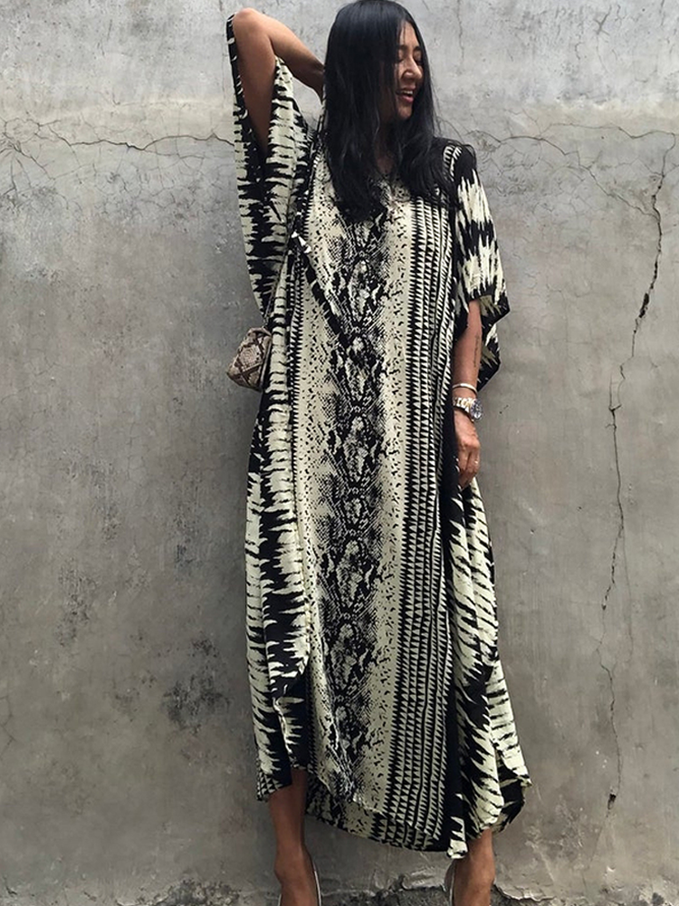 The Snake Print Kaftan