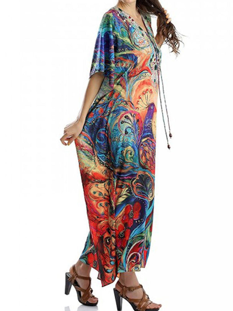 The Tropical Flow Kaftan