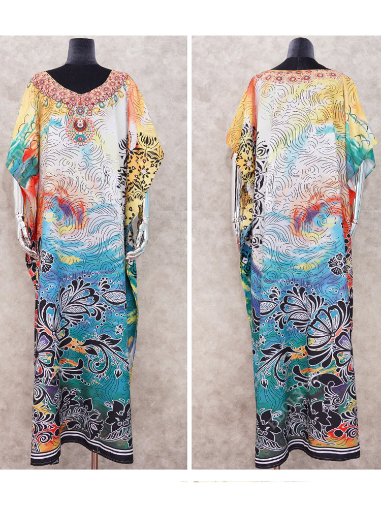 The Tropical Flow Kaftan