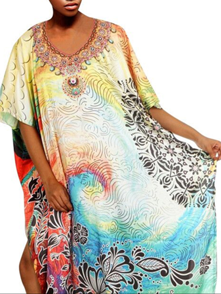 The Tropical Flow Kaftan