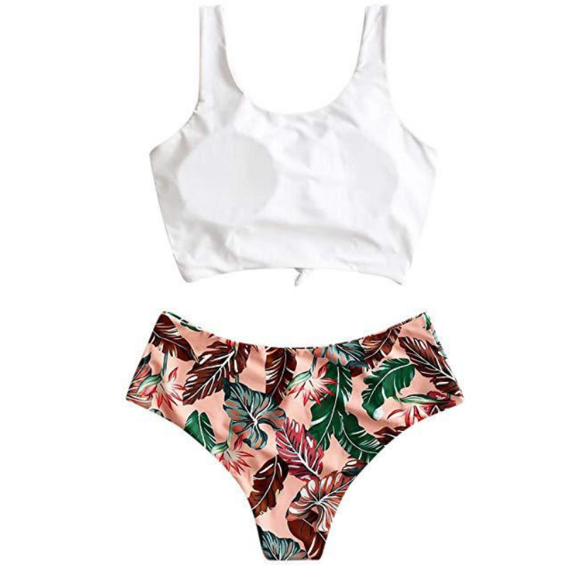 Floral Sport Top Bikini