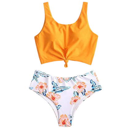 Floral Sport Top Bikini