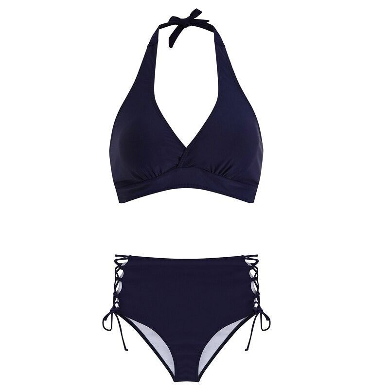 High Waist Push Up Swimwear For Women