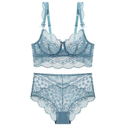 French Ultra-thin Lace Lingerie Set