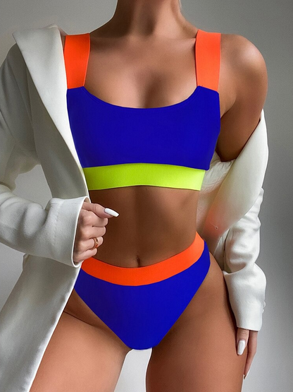 The Plate Belt Two Piece Bikini Set