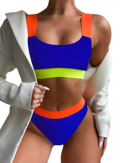 The Plate Belt Two Piece Bikini Set