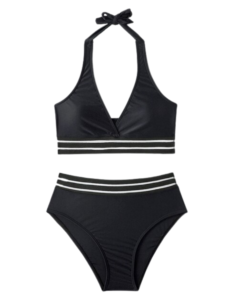 The Classy Spliced Two Piece Bikini