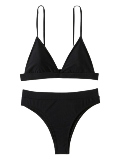 The Beautiful Deep-V Two Pieces Bikini