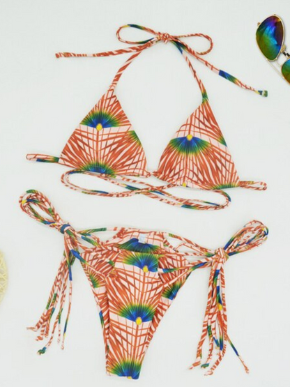 The Tropical Sided Two Piece Bikini