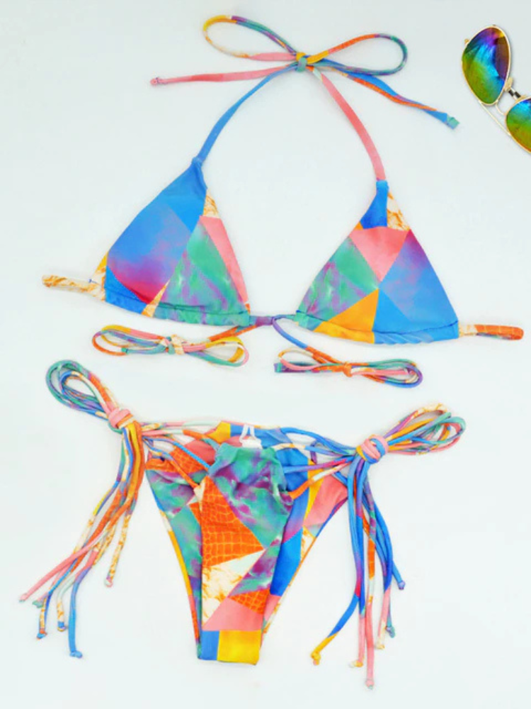 The Tropical Sided Two Piece Bikini