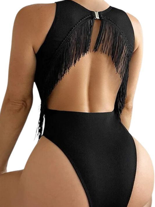 The Gatsby Tassel One Piece Swimsuit