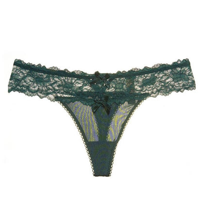 Lace Hollow Out Low-Waist Briefs For Women