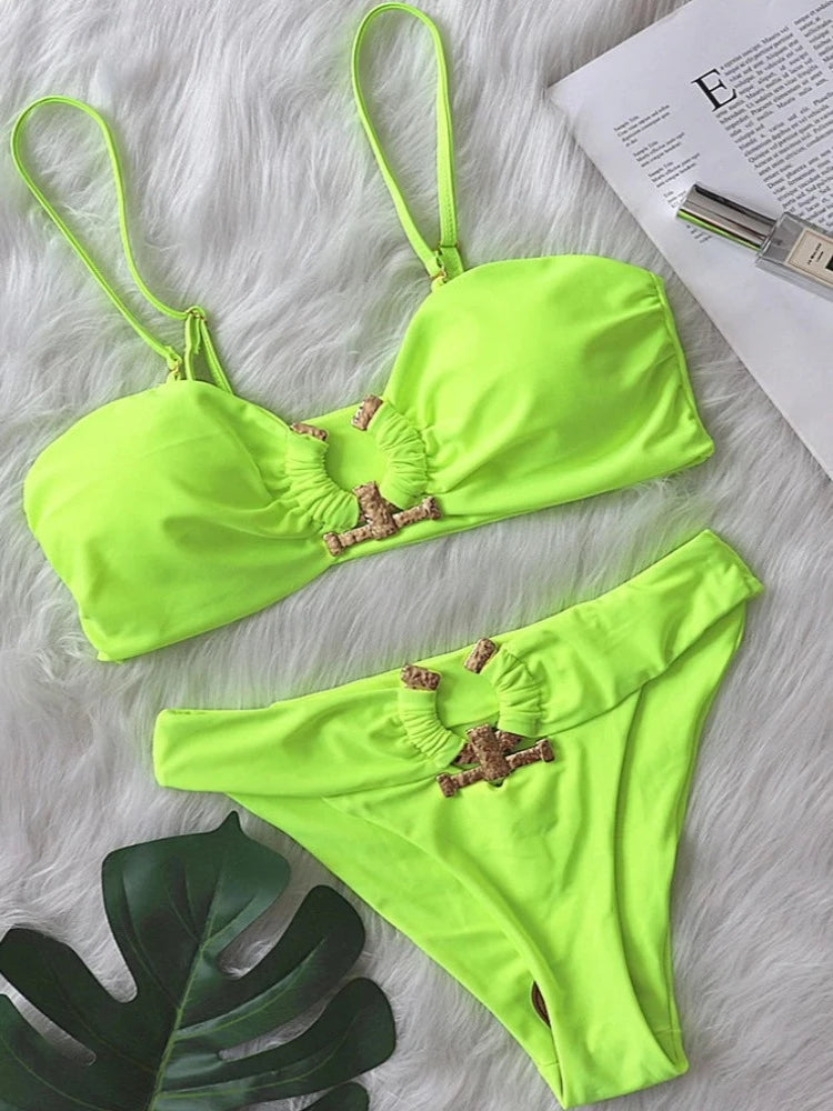 The Fancy Brazilian Two Piece Bikini Set