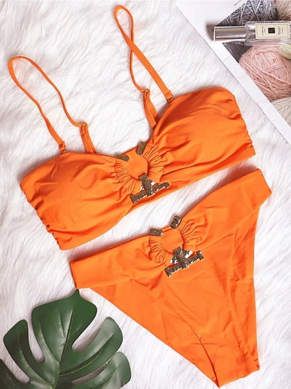 The Fancy Brazilian Two Piece Bikini Set