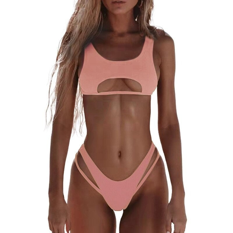 High Cut Stylish Bathing Bikini Suit