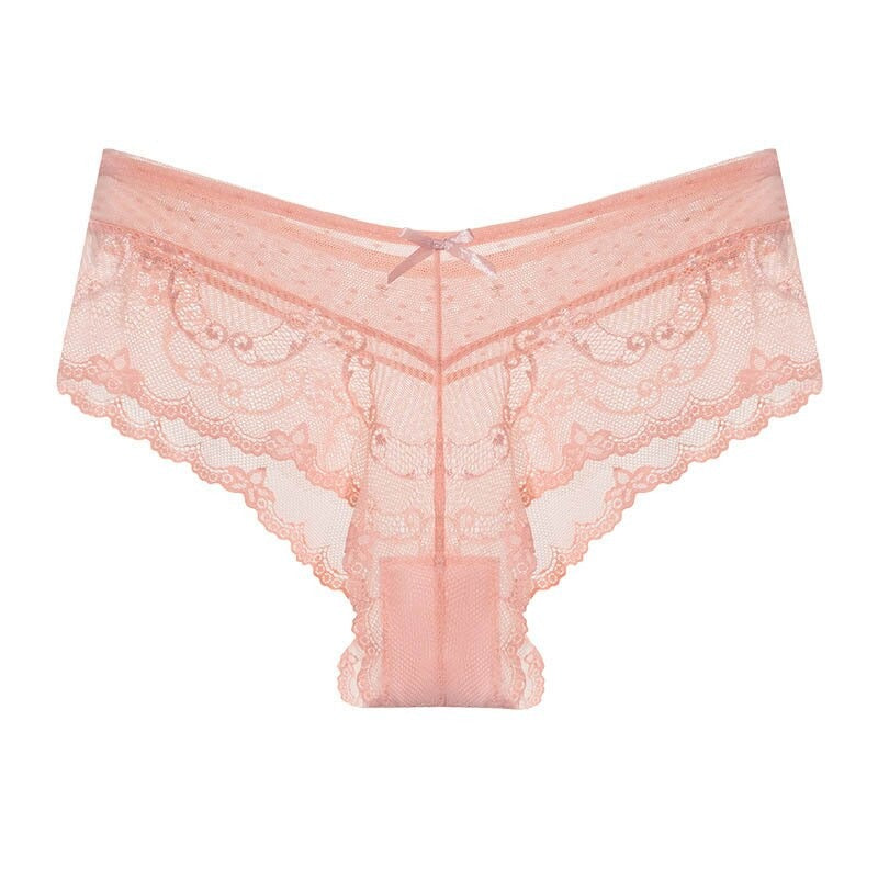 Low-Waist Embroidery Panties For Women