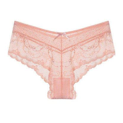 Low-Waist Embroidery Panties For Women