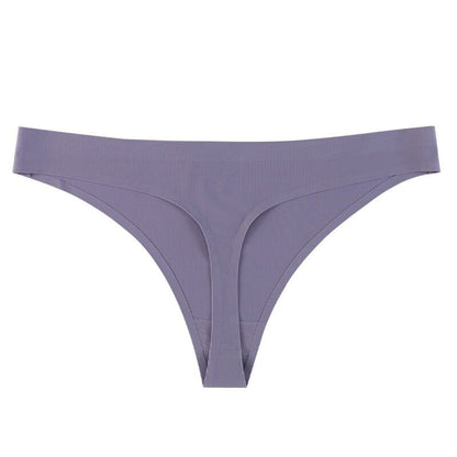 Seamless T-Back Low-Rise Briefs For Women