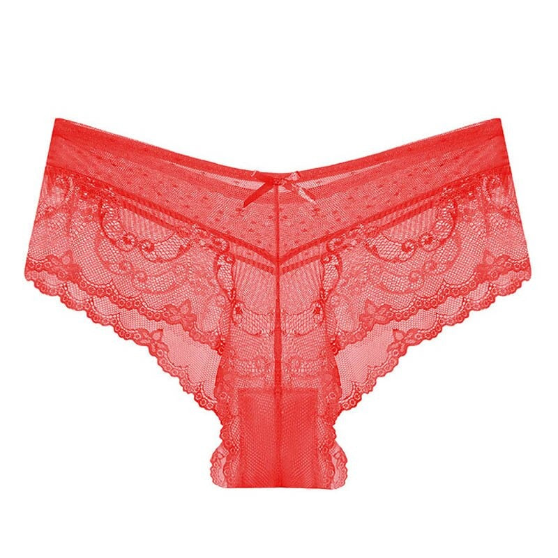 Low-Waist Embroidery Panties For Women