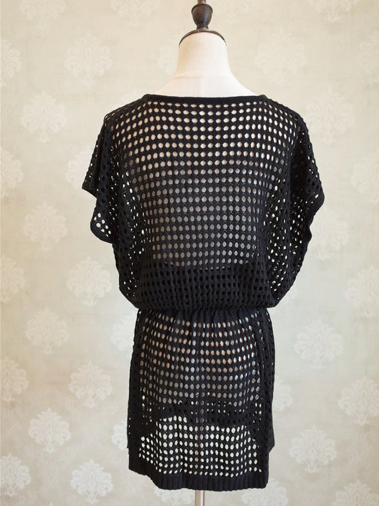 The Mini Mesh Cover-Up Dress