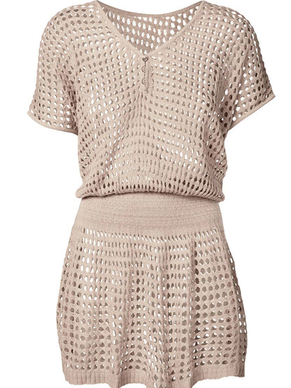 The Mini Mesh Cover-Up Dress