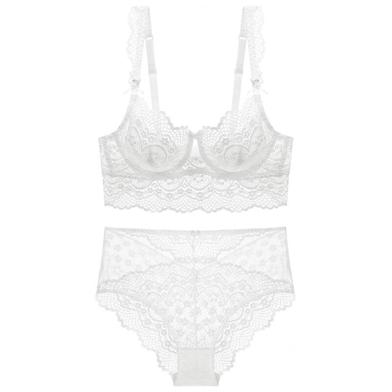 French Ultra-thin Lace Lingerie Set