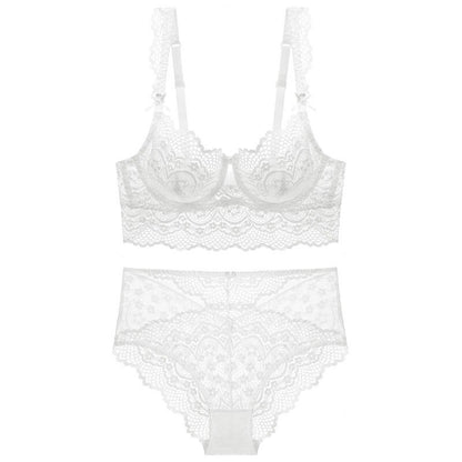 French Ultra-thin Lace Lingerie Set