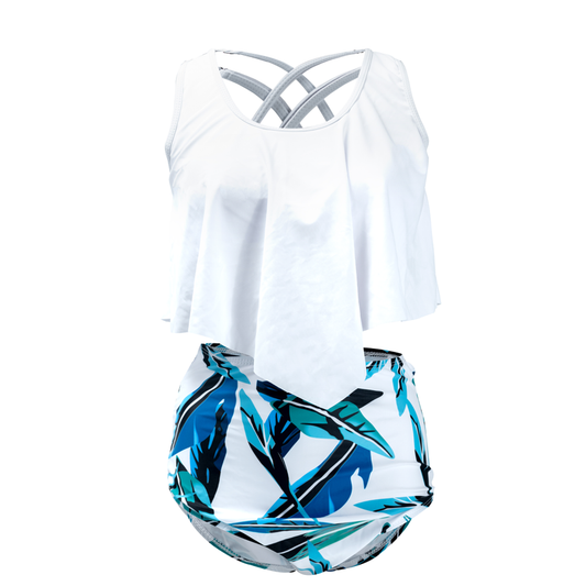 White Nights Ruffle Swimsuit