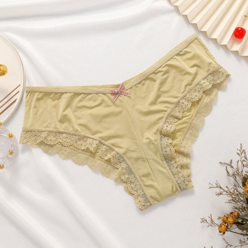 Ice Silk Low-waist G String Panties For Women