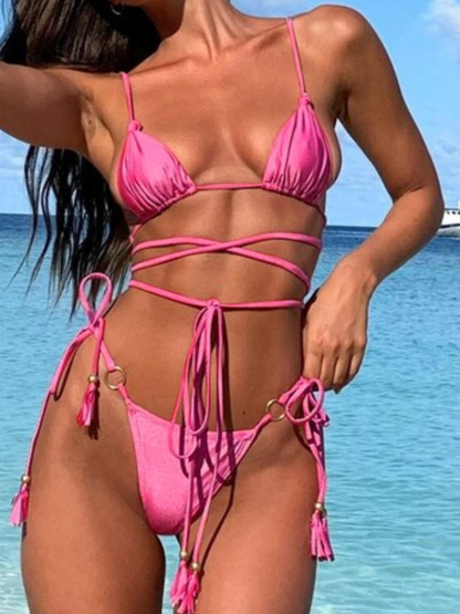 The Tropical Waist Two Piece Bikini