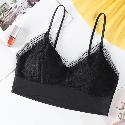 Padded Push Up Wireless Bralette For Women