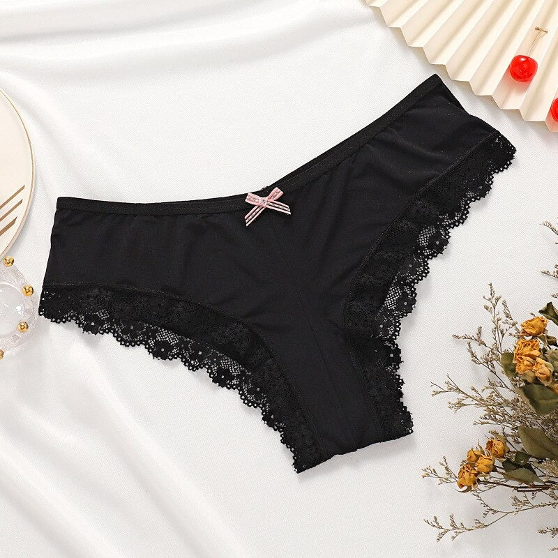 Ice Silk Low-waist G String Panties For Women