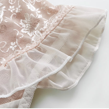 Floral Lace Panties Female Lingerie Briefs