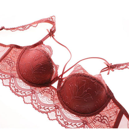 Ultra-thin Hollow Brassiere And Panty Sets