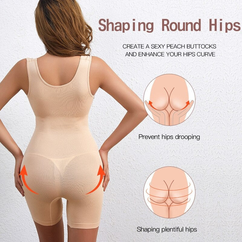 Seamless Butt Lifter Body Shaper Bustier