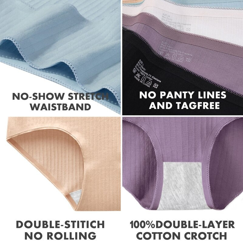 Seamless Low-Rise Cotton Underpants