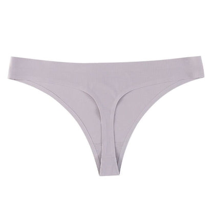 Seamless T-Back Low-Rise Briefs For Women